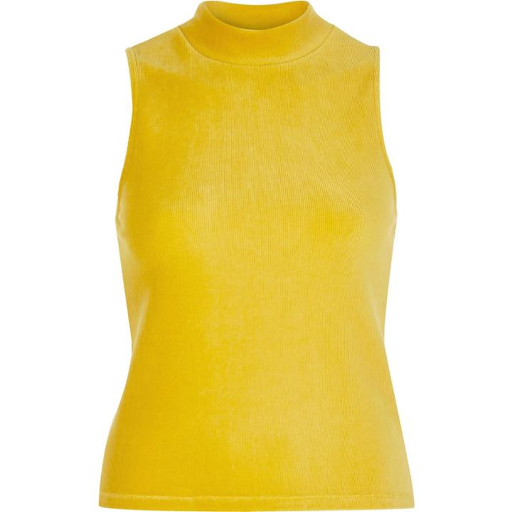 River Island Womens Sleeveless Ribbed Turtle Neck Top