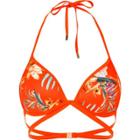 River Island Womens Floral Print Strappy Bikini Top