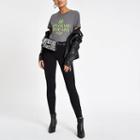River Island Womens 'esplorare' Fluro Print T-shirt