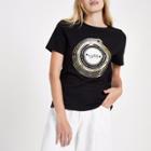 River Island Womens '1988' Short Sleeve Fitted T-shirt