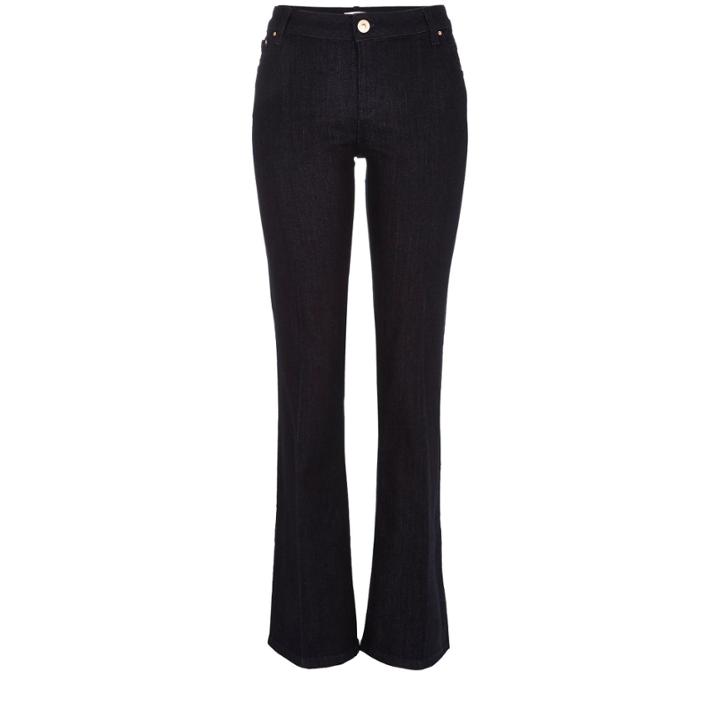 River Island Womens Dark Wash Alice Kick Flare Jeans