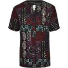 River Island Mens Mixed Print Short Sleeve Shirt