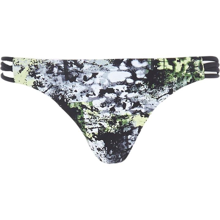 River Island Womens Print Strappy Bikini Bottoms