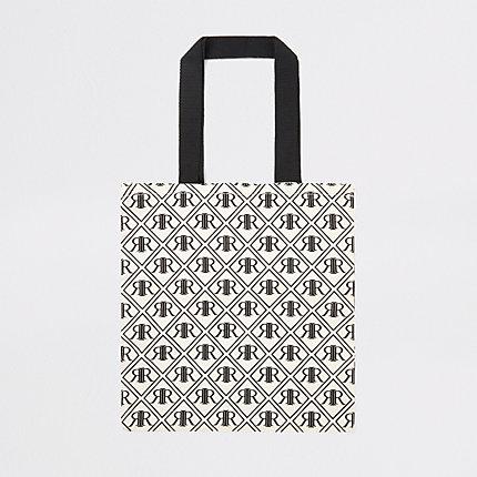 River Island Womens Ri Monogram Print Bag For Life