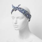River Island Womens Denim Floral Head Band