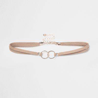 River Island Womens Nkl Interlink Circle Choker