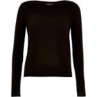 River Island Womens Split Back Knitted Top