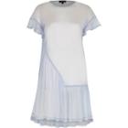 River Island Womens Mesh Frill Smock Dress