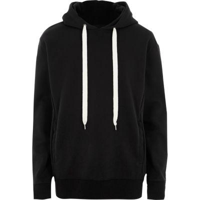 River Island Mens Design Forum Oversized Scuba Hoodie