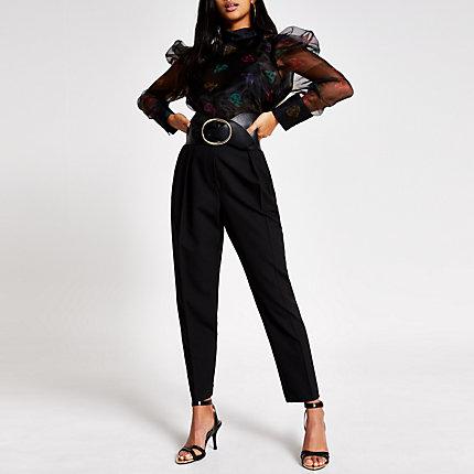 River Island Womens Petite Printed Organza Blouse