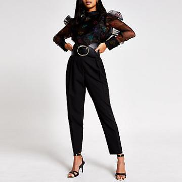 River Island Womens Petite Printed Organza Blouse
