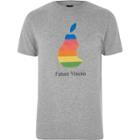 River Island Mens Marl 'future Visions' Print T-shirt