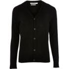River Island Mensblack Jack & Jones Premium Knit Cardigan