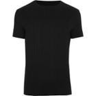 River Island Mens Ribbed Muscle Fit Crew Neck T-shirt