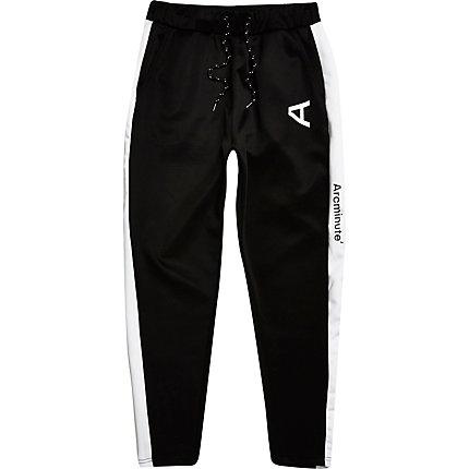 River Island Mens Arcminute Logo Joggers