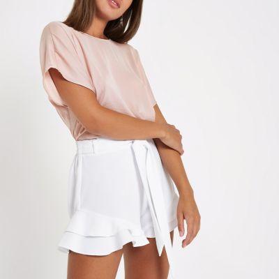 River Island Womens Short Sleeve Bar Back Top