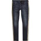River Island Mens Gold Tape Side Super Skinny Jeans