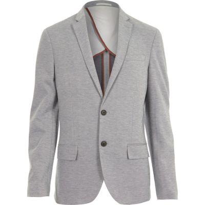 River Island Mens Jersey Slim Blazer
