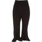 River Island Womens Petite Split Frill Hem Trousers