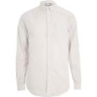 River Island Mens Stripe Print Long Sleeve Oxford Shirt