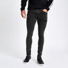 River Island Mens Ollie Spray On Ripped Jeans