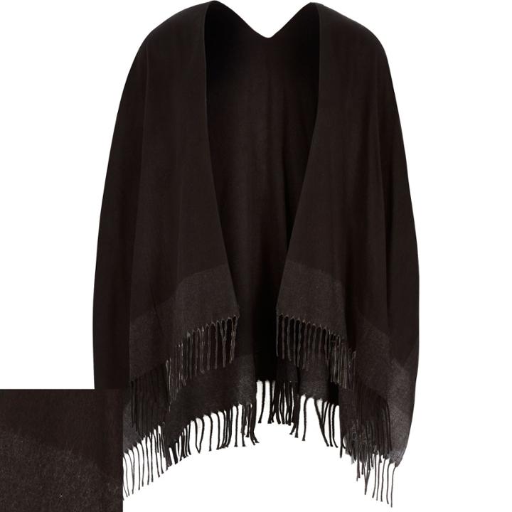 River Island Mensblack Tassel Scarf Cape