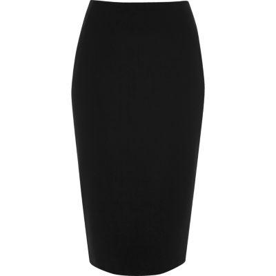 River Island Womens Jersey Midi Pencil Skirt