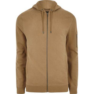 River Island Mens Zip Front Hoodie
