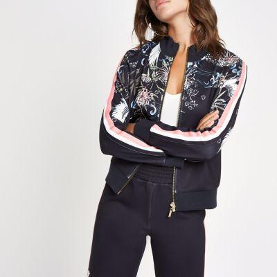 River Island Womens Oriental Print Tracksuit Jacket