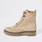 River Island Womens Suede Lace-up Hiking Boots