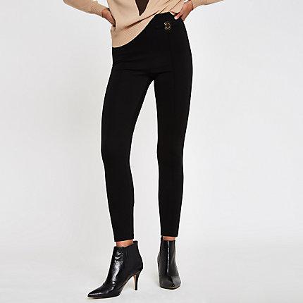 River Island Womens Ponte Ri Leggings