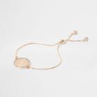 River Island Womens Gold Tone Filigree Lariat Bracelet