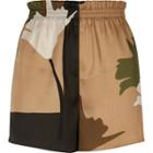 River Island Womens Brown Print Shorts