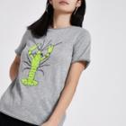 River Island Womens Crayfish Sequin Embellished T-shirt