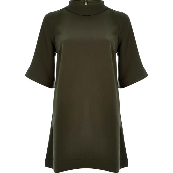 River Island Womens Roll Neck Swing Dress