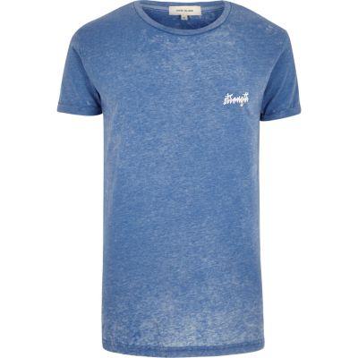 River Island Mens Strength T-shirt