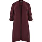 River Island Womens Plus Ruched Sleeve Duster Jacket