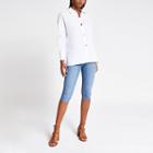 River Island Womens Bright Kaia High Rise Pedal Pushers