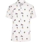 River Island Mens White Only And Sons Slim Fit Short Sleeve Shirt