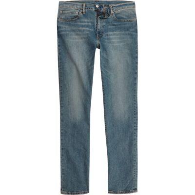 Mens Levi's 511 Distressed Slim Fit Jeans