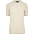 River Island Mens Mesh Cotton T-shirt