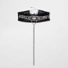 River Island Womens Lace Cup Chain Drop Choker