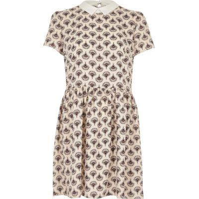 River Island Womens Fan Print Swing Dress