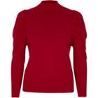 River Island Womens Ruched Shoulder Turtle Neck Knitted Top
