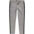 River Island Mens Big And Tall Check Skinny Fit Chinos