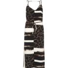 River Island Womens Chain Scarf Print Midi Slip Dress