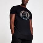River Island Mens Printed Short Sleeve T-shirt
