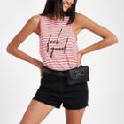 River Island Womens Stripe 'feel Good' Tank Top