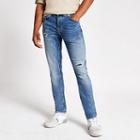 River Island Mens Slim Fit Dylan Ripped Jeans