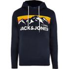 Mens Jack And Jones Mountain Print Hoodie